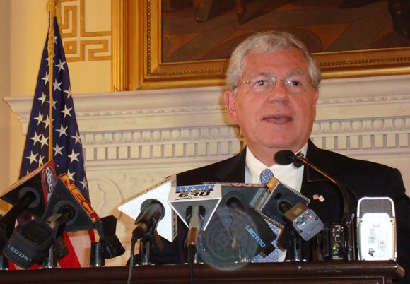 Rhode Island Governor Carcieri calls for passage of prostitution bill (2009)